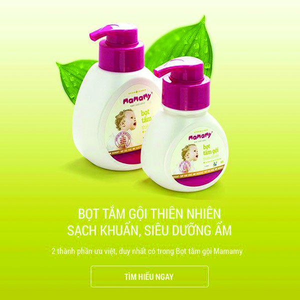 Bọt Tắm Gội Mamamy, sữa tắm gội bé hương Floral 400ml