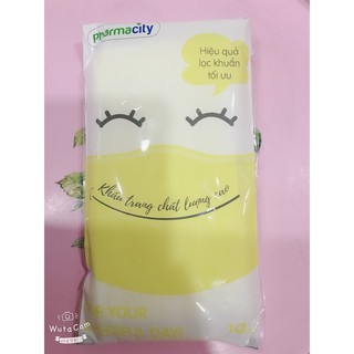 [TÚI 10 CÁI] KHẨU TRANG Y TẾ CAO CẤP PHARMACITY
