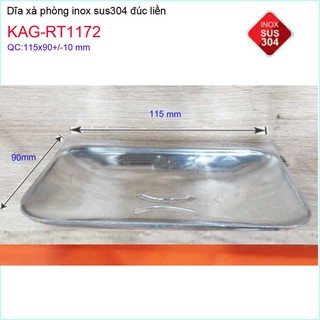 DĨA XÀ PHÒNG INOX KAG-RT1172