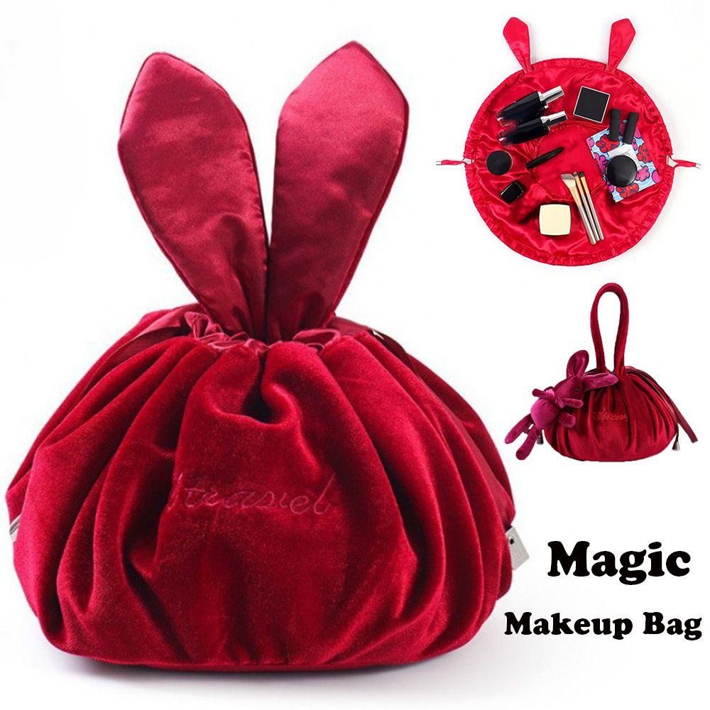 Túi Đựng Đồ Trang Điểm Thiết Kế Tai Thỏ Dễ Thương