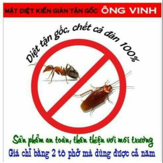 Mật diệt gián và kiến