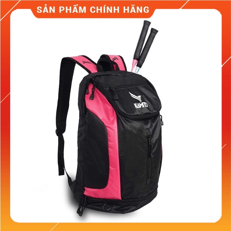 BA LÔ CẦU LÔNG CHÍNH HÃNG KAMITO KMBALO200146 MÀU ĐEN HỒNG