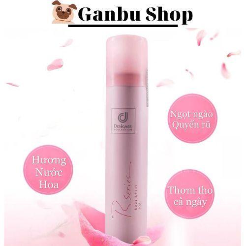 Chai Xịt Thơm Body Hương Nước Hoa Rseries 75ml