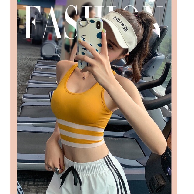 Áo bra, croptop Hàn siêu co giãn, thời trang Hàn 999