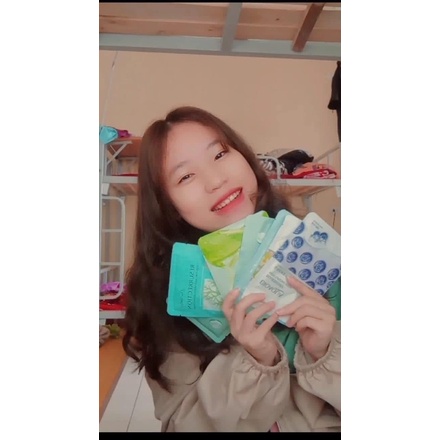 Combo 10 Mặt Nạ Giấy Nội Địa Trung Dưỡng Ẩm, Thư Giãn, Làm Sáng Da Mix màu ngẫu nhiên