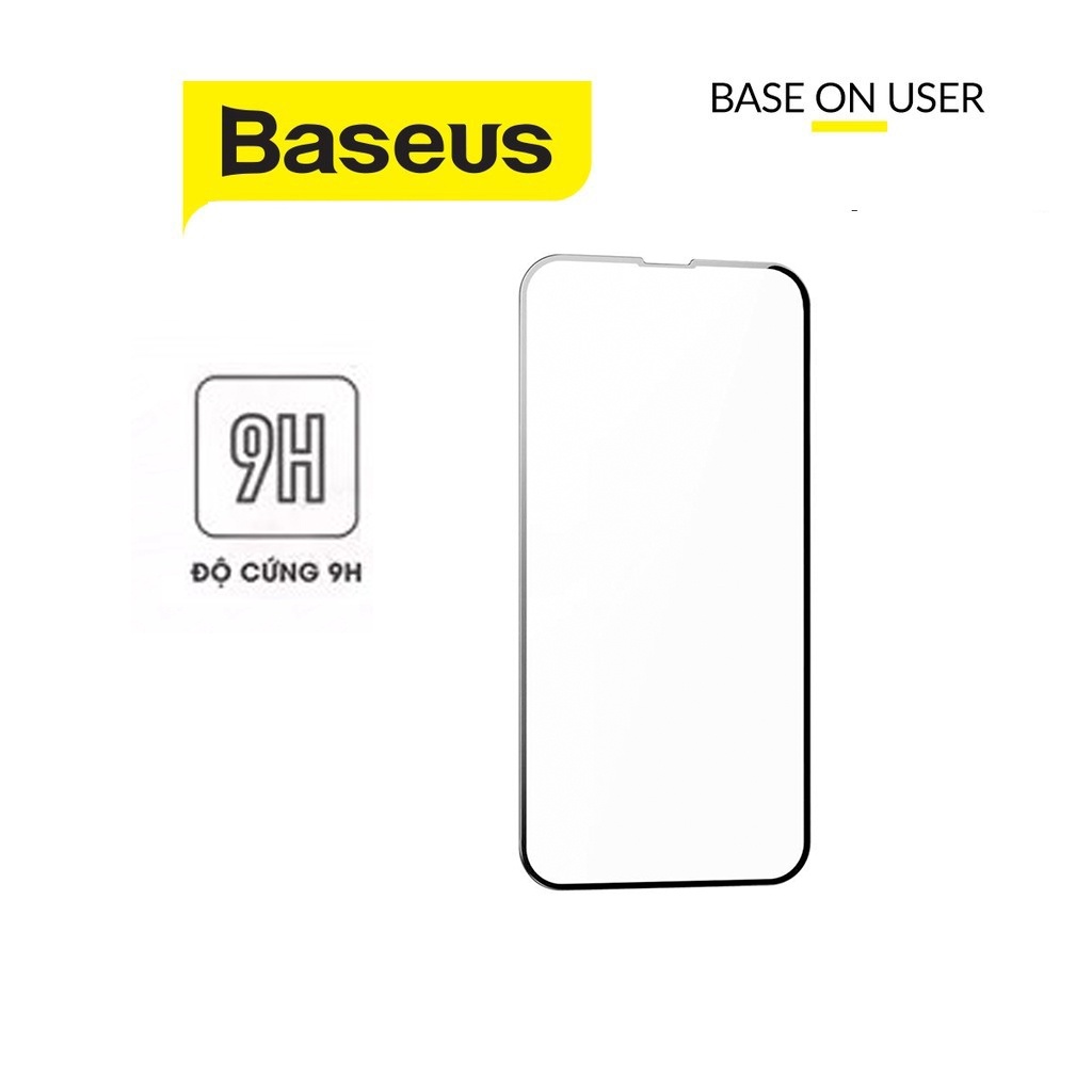 Bộ 2 kính Baseus Tempered Glass Film trong suốt độ cứng 9H độ dày 0.23mm hạn chế bám vân tay cho iPhone 5.4inch