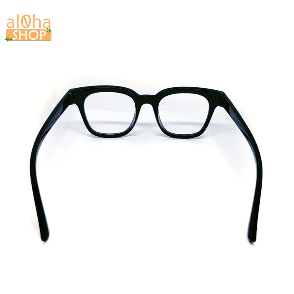 Mắt kính thời trang chống bụi chữ V gọng nhựa vuông tròn K010 unisex nam nữ - al0ha Shop