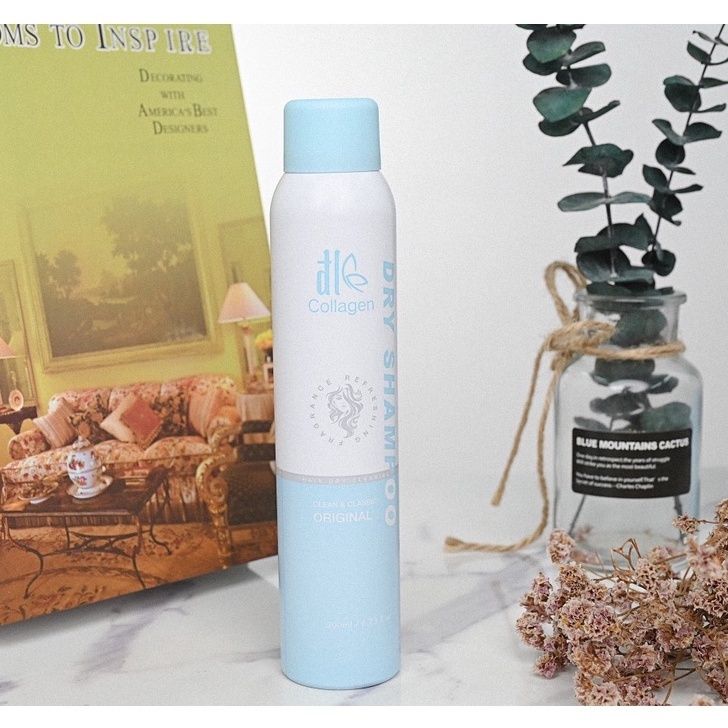 Dầu Gội Khô Siêu Mượt Tóc Collagen ĐL Dry Shampoo 200ml