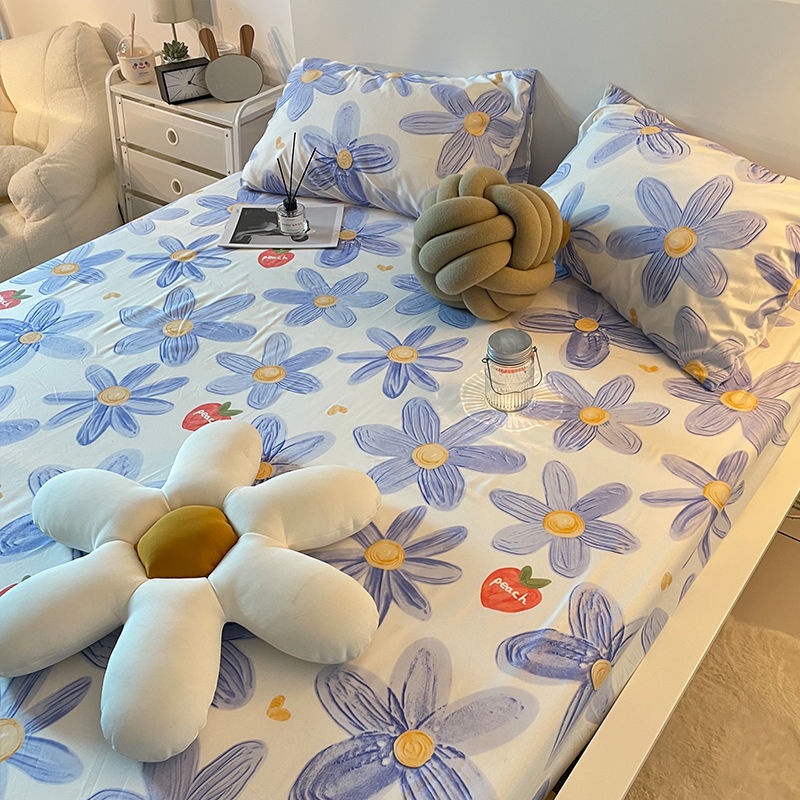 Vỏ Bọc Ga Giường Cao Cấp Chống Trượt Chống Bụi Phong Cách Bắc Âu