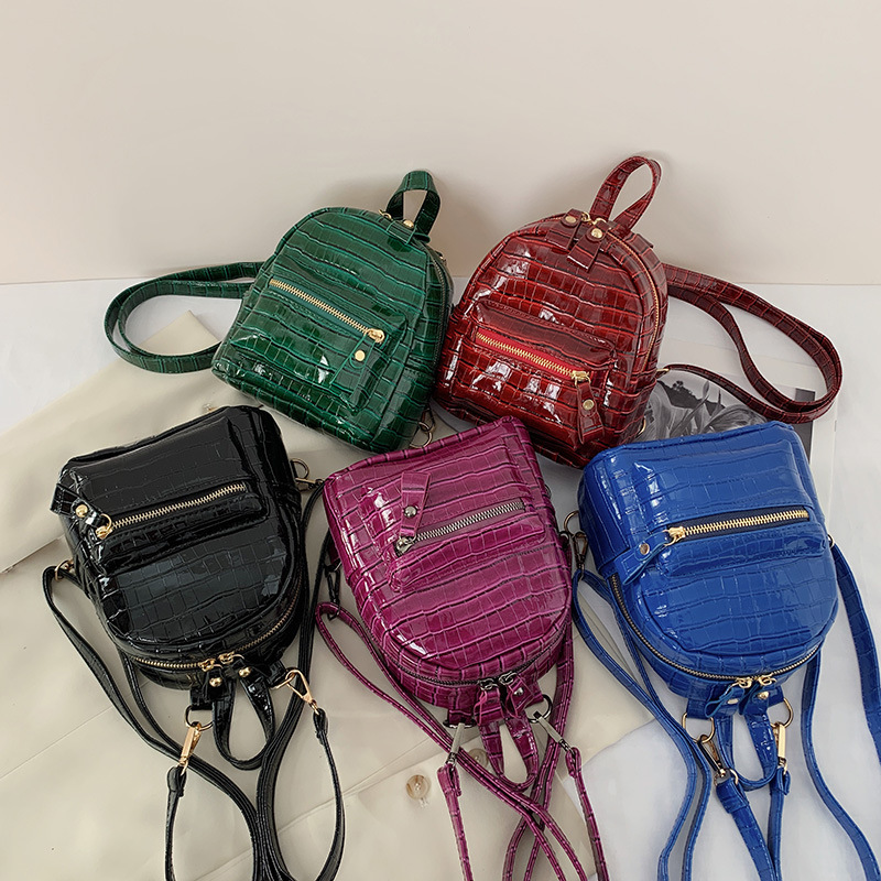 Alligator backpack college style Backpack