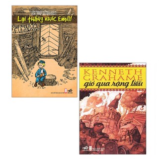 Sách Nhã Nam - Combo 2 cuốn : Lại Thằng Nhóc Emil + Gió Qua Rặng Liễu