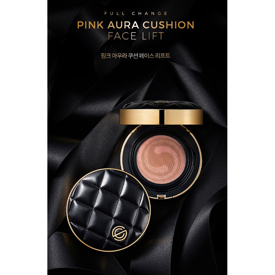 Phấn nước DPC Pink Aura Cushion Face Lift Season 5 SA SPF 50+PA+++ kèm lõi Refill