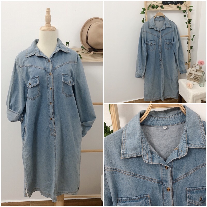 Đầm jean bò 2hand giá hạt dẻ