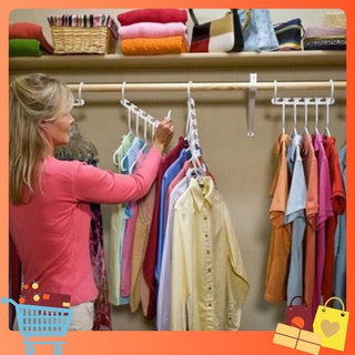 Hàng xịn- Bộ 8 cái MÓC TREO QUẦN ÁO THÔNG MINH 5 in 1 - hàng đẹp