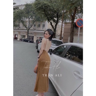 Đầm body 2 dây xích siêu sang chảnh cho mùa tiệc Lyn65