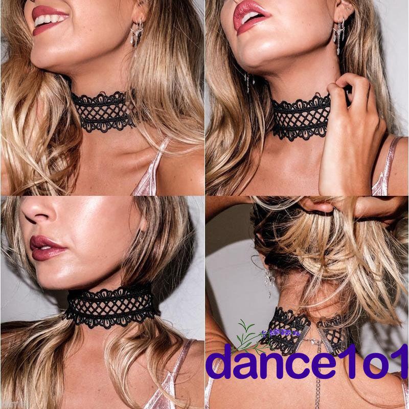 Vòng cổ choker bằng ren phong cách cổ điển dành cho nữ