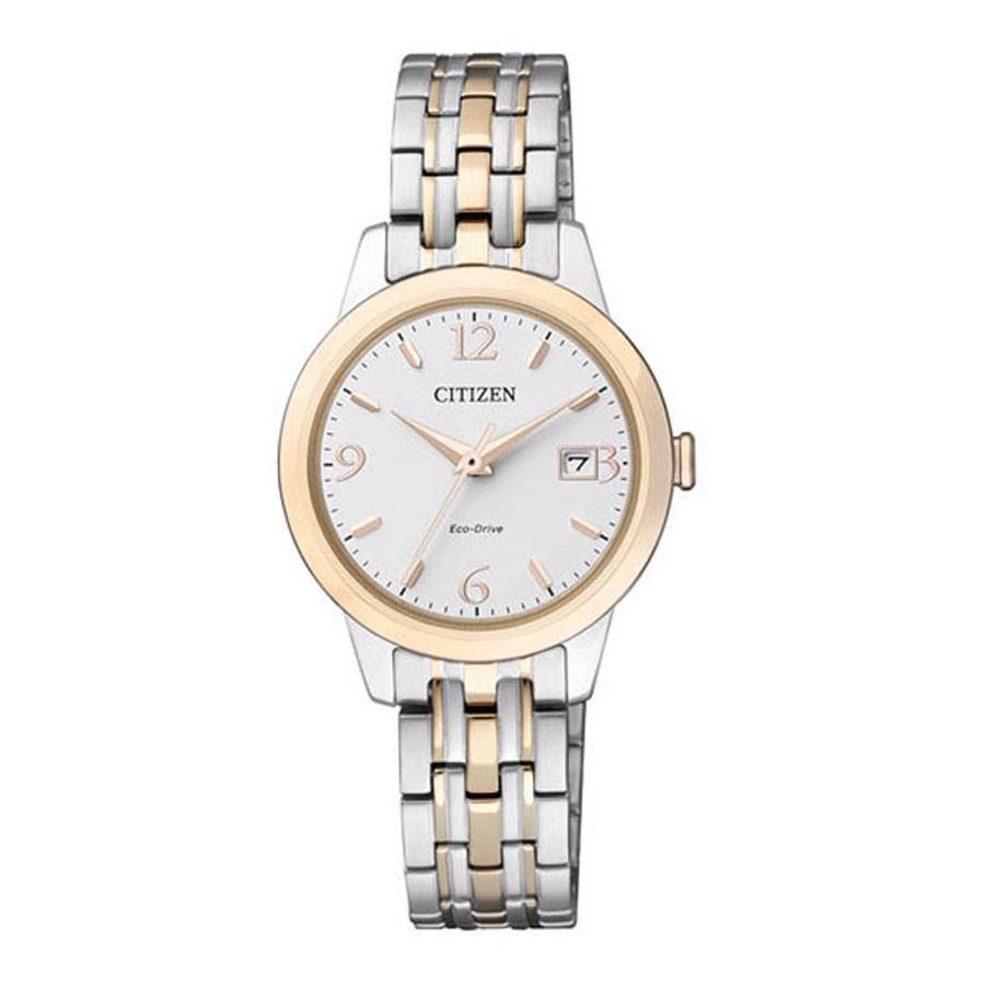 Đồng Hồ Nữ Citizen Dây Thép Không Gỉ EW2234-55A - Mặt Trắng (Sapphire)