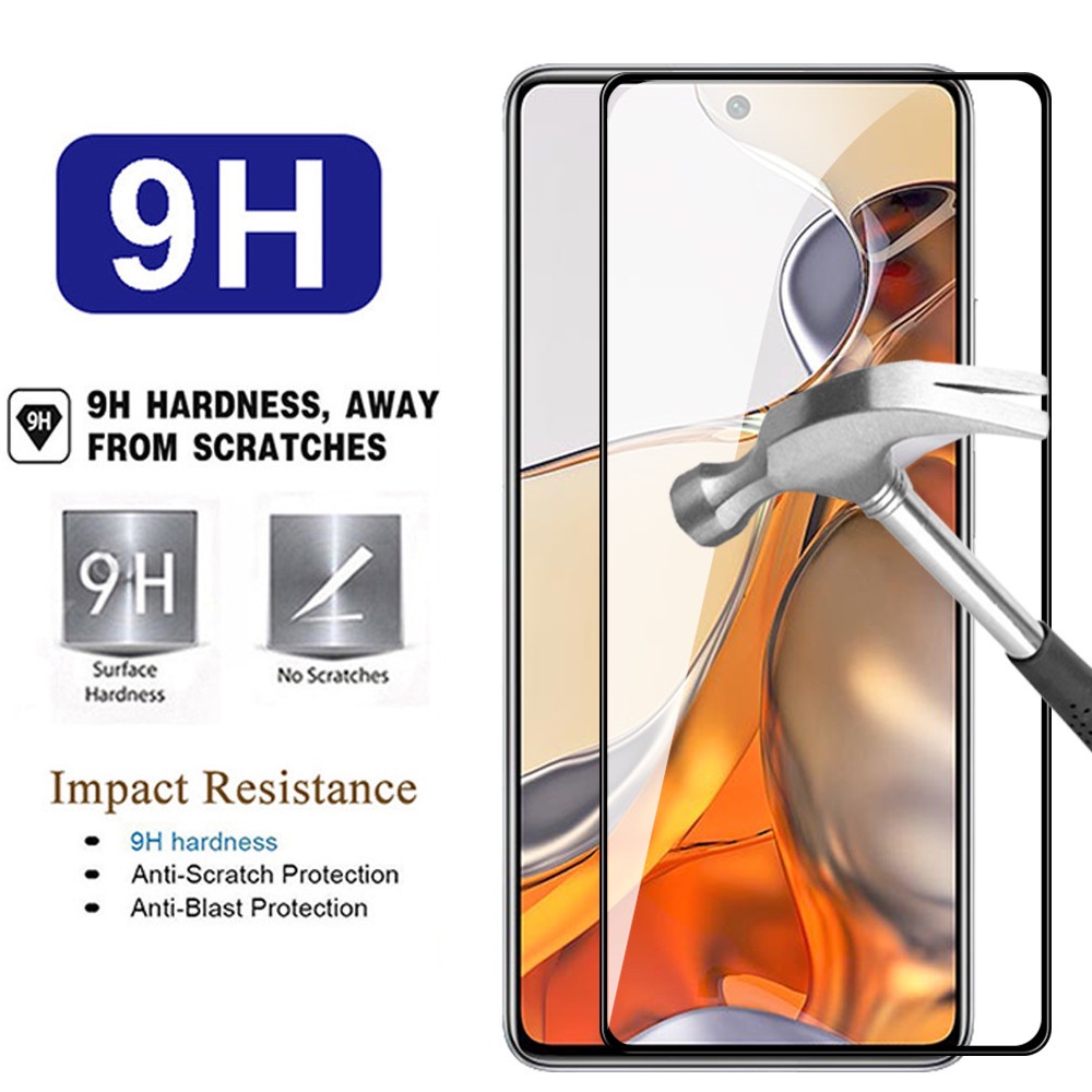Set 2 kính cường lực bảo vệ toàn màn hình cho Xiaomi Mi 11T Pro Xiomi Mi11T 11 T11 11TPro