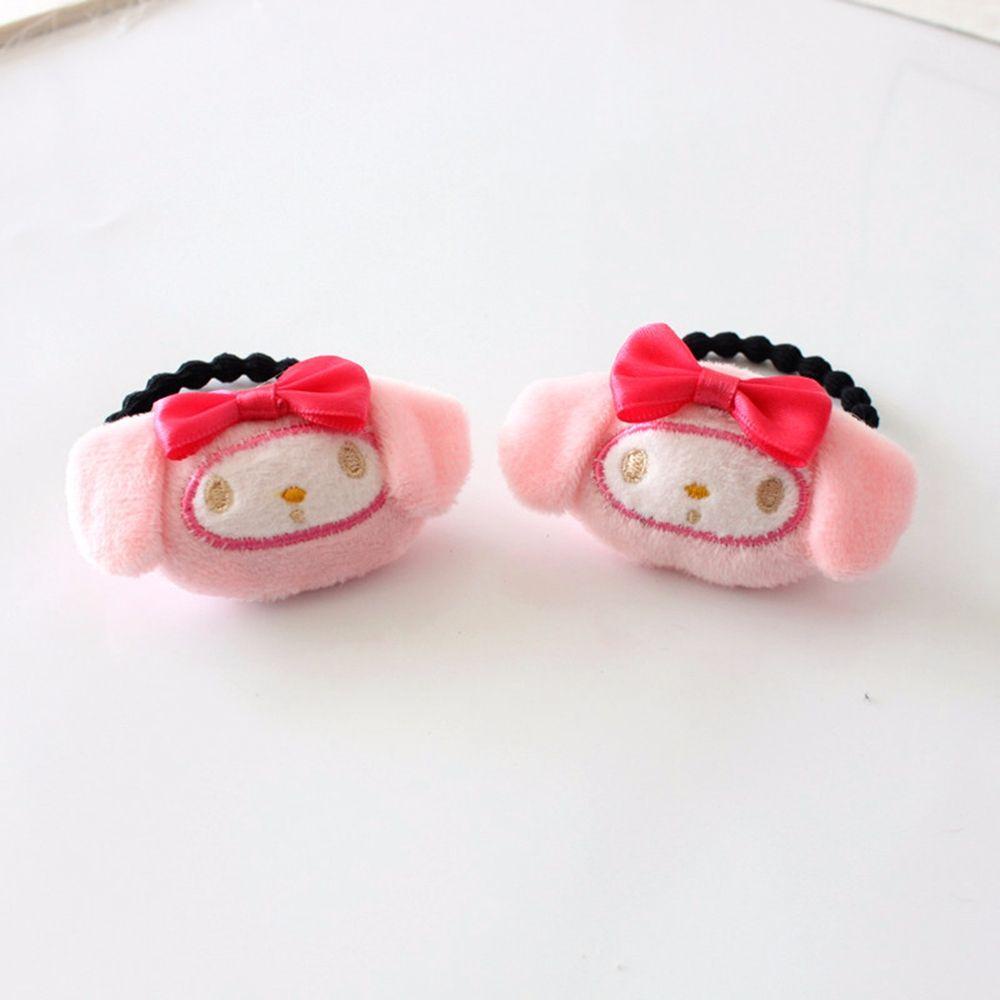 Kẹp Tóc Vải Bông Mềm Mại Hình Melody / Cún Cinnamon Hoạt Hình Phong Cách Hàn Quốc Cho Nữ