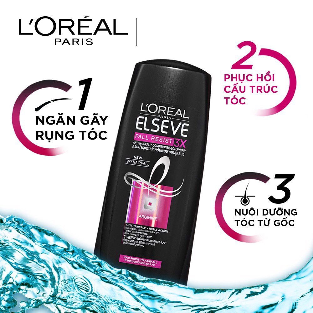 Dầu Xả L'Oreal Paris Fall Resist 3X Ngăn Rụng Tóc 200ml