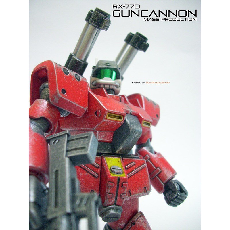 Mô hình HG UC RX-77D GunCannon Mass Production Type Bandai