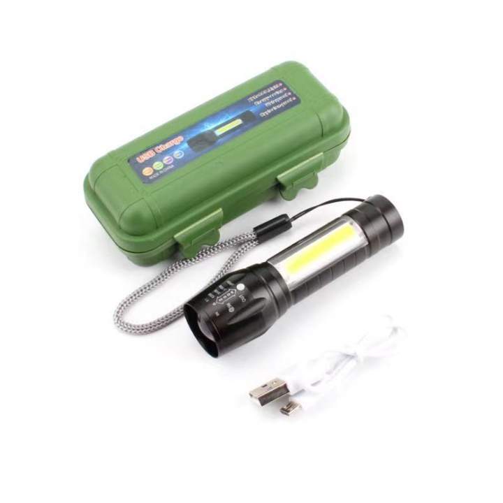 đèn pin cầm tay pin mini siêu sáng đèn pin sạc dư phòng pin Police rẻ vô Địch✅✅✅