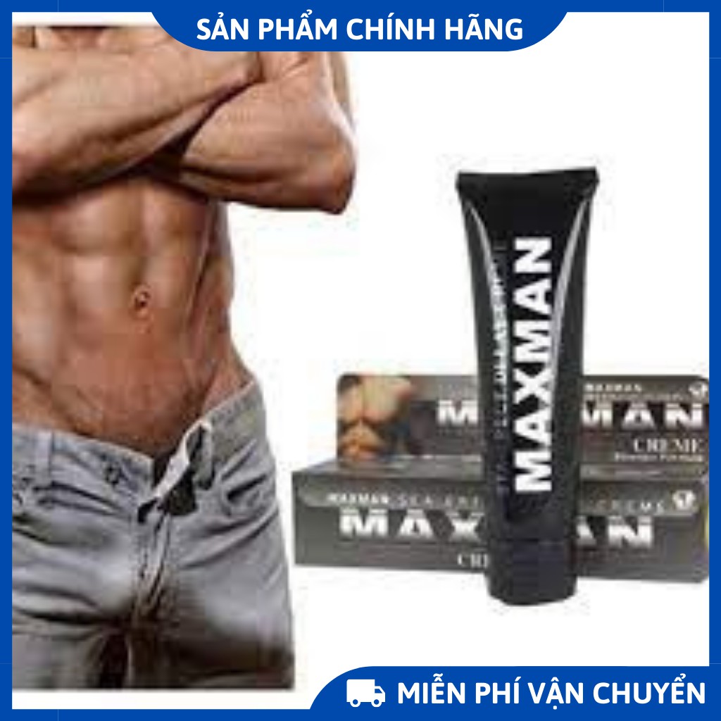 [Hàng USA] Gel MAXMAN - Gel Bôi Tăng Kích Thước Cậu Nhỏ, Chống xuất tinh sớm, Không Biết Mệt Mỏi -Luôn Đưa Nàng Về Đích'