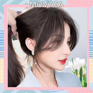 Tóc mái giả Movata kẹp mái bay tóc layer sang chảnh phong cách Hàn Quốc TG21
