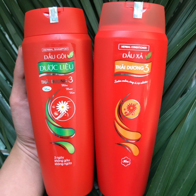 COMBO GỘI XẢ thái dương 3 hương hoa 200ml hàng chính hãng công ty sao thái dương
