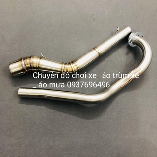 Cổ pô vảy cá 2 khúc inox 304 xịn gắn ex150,ex135, winner, winnerx, vario
