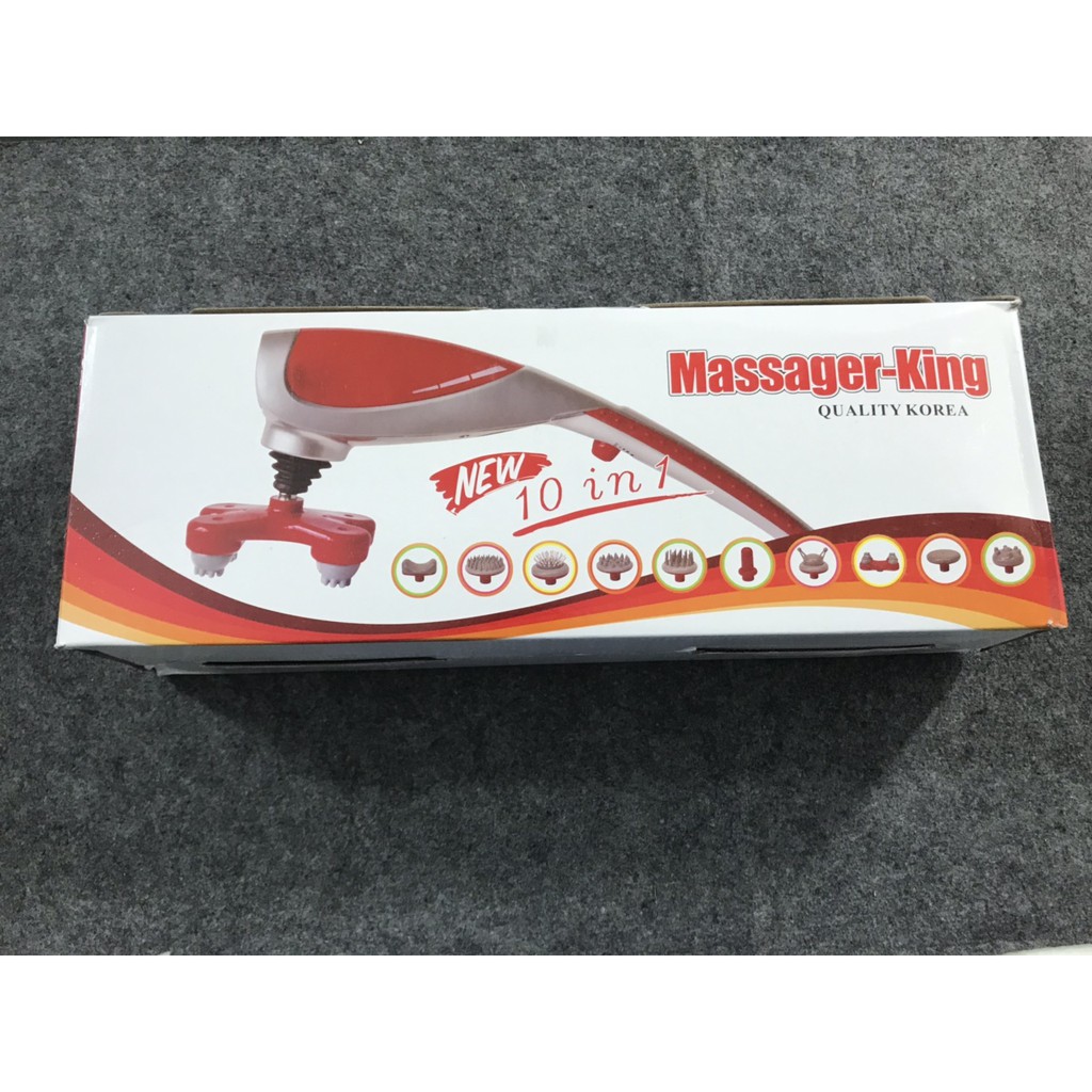 Máy Massage Cầm Tay 10 Đầu King Massager