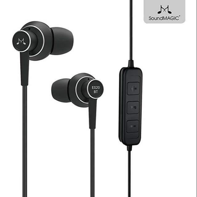 Tai Nghe Nhét Tai Bluetooth Soundmagic Es20bt Màu Đen