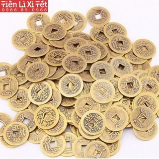[PHONG THUY] Đồng Tiền Xu Âm Dương Chiêu Tài May Mắn