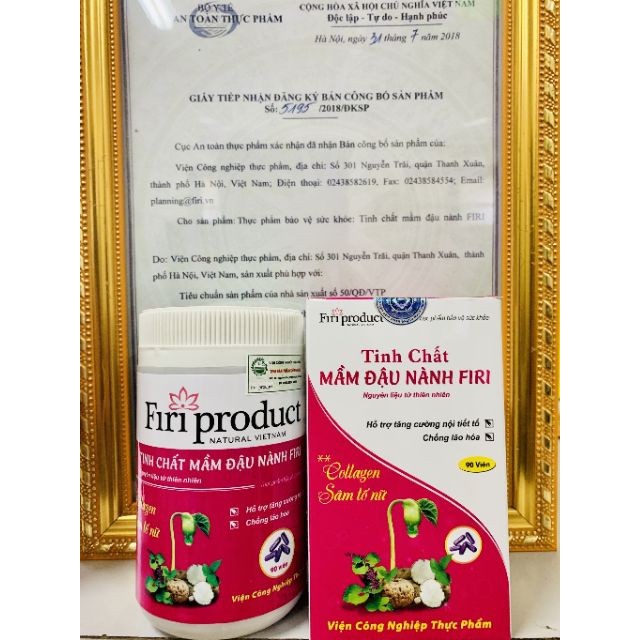 Tinh chất mầm đậu nành Firi Hiệu qủa 100% NGAY SAU KHI DÙNG