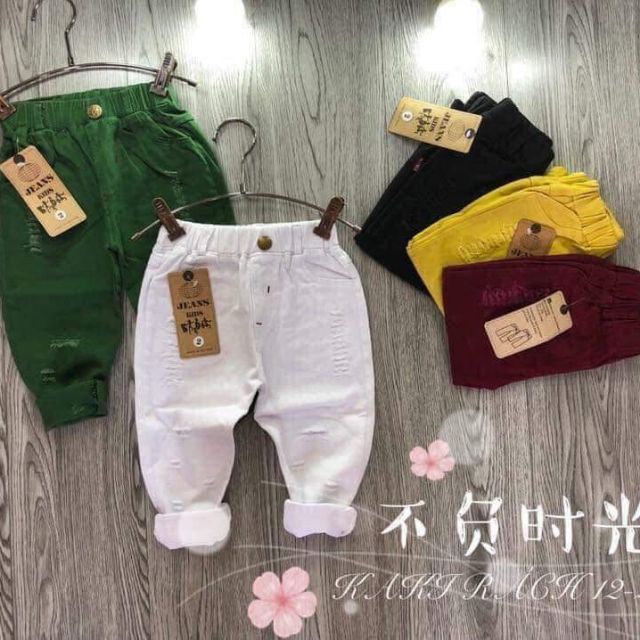 Combo quan kaki cho be