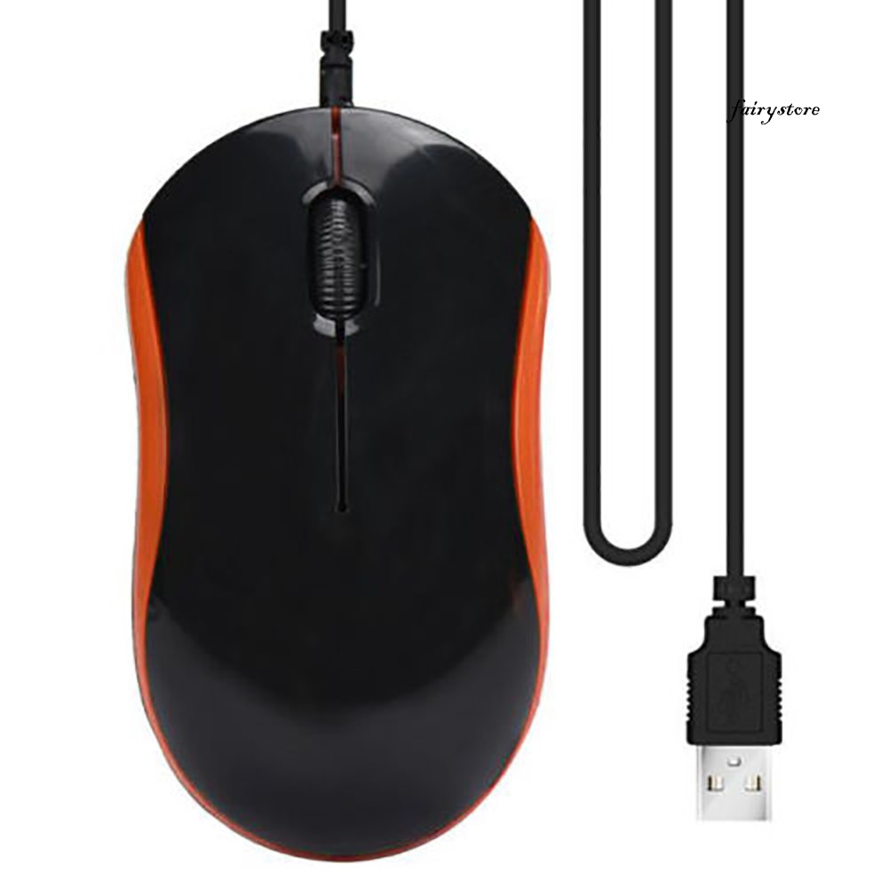 Chuột Quang Có Dây 1600dpi Cho Pc Laptop