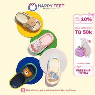 Dép sục crocs Cheerful Mario- Happy Feet No3308 siêu nhẹ êm chân chống