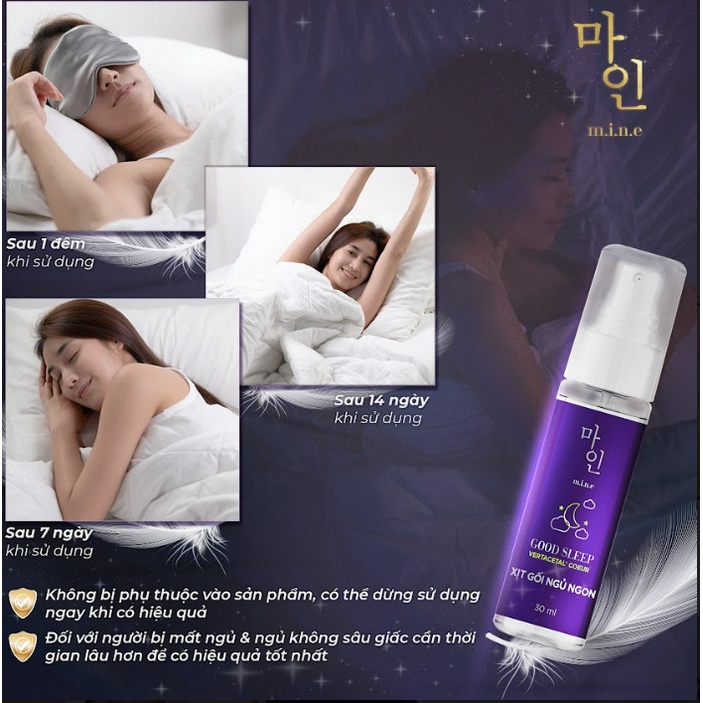 Xịt gối ngủ ngon Mine Good Sleep