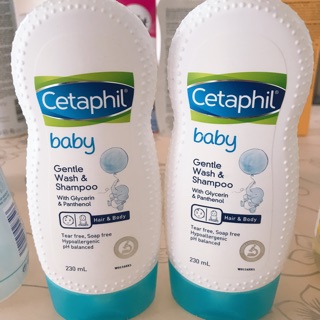 Tắm gội cetaphil cho bé từ sơ sinh