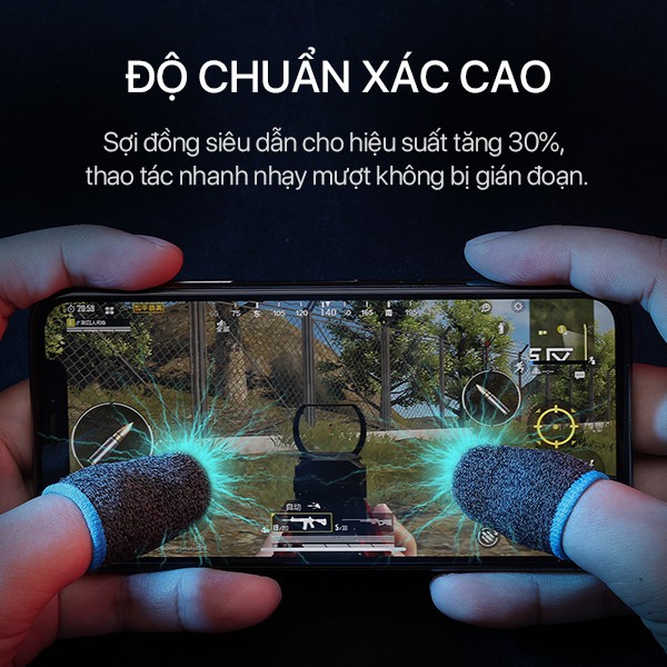 [Mã giảm 10% đơn 99K] Găng Tay Chơi Game ACOME AFS01 Chống Mồ Hôi Tay Chuyên Dụng Cho Game Mobile Hàng Chính Hãng