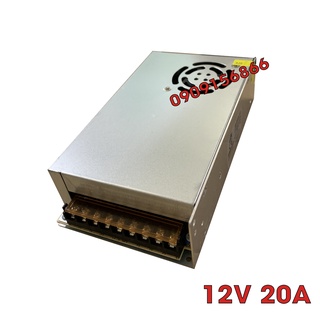 Nguồn tổ ong 12V 20A có quạt