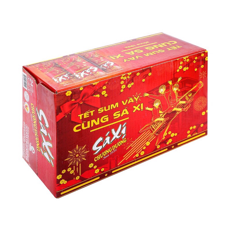 Nước ngọt xá xị Chương Dương thùng 24 lon x 330ml