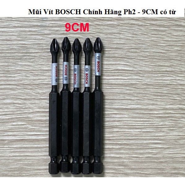 Mũi Vít BOSCH Chính Hãng Ph2 - 9cm