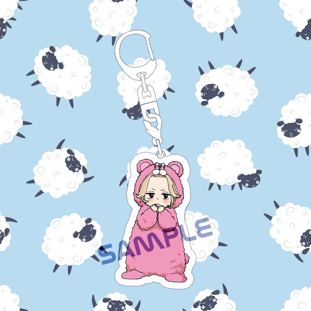 Móc khóa MIKEY mặc đồ thú TOKYO REVENGERS anime chibi mica trong acrylic