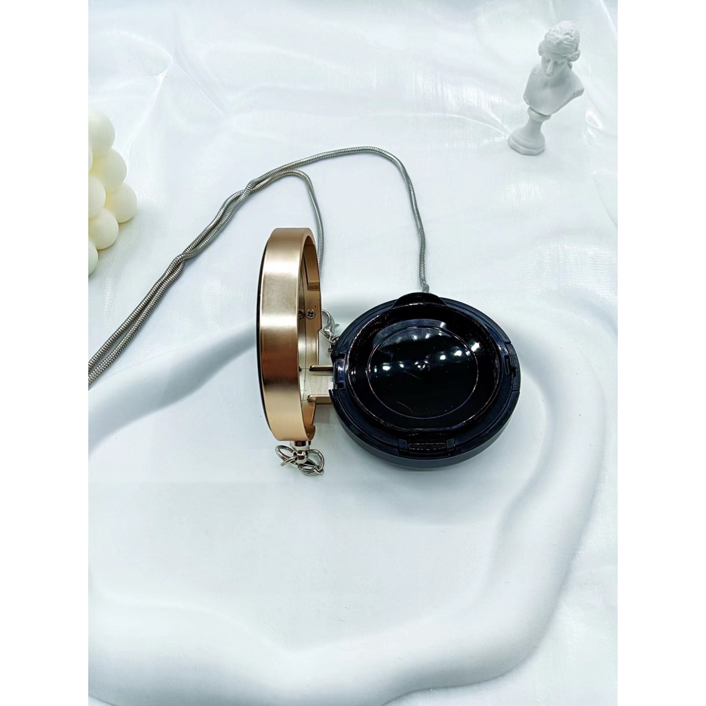 Túi Đeo Chéo Vai Có Gương Trang Trí Thời Trang Sành Điệu Dễ Phối Đồ Cho Nữ