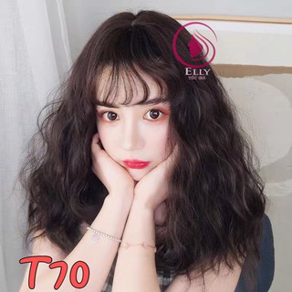Tóc giả nữ nguyên đầu xoăn xù mì ngắn 💗TẶNG LƯỚI ĐỘI💗 Tóc giả nữ nguyên đầu xoăn xù mì cao cấp