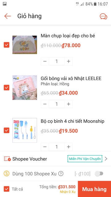 Combo sơ sinh (chưa bao gồm áo lanh 1k)