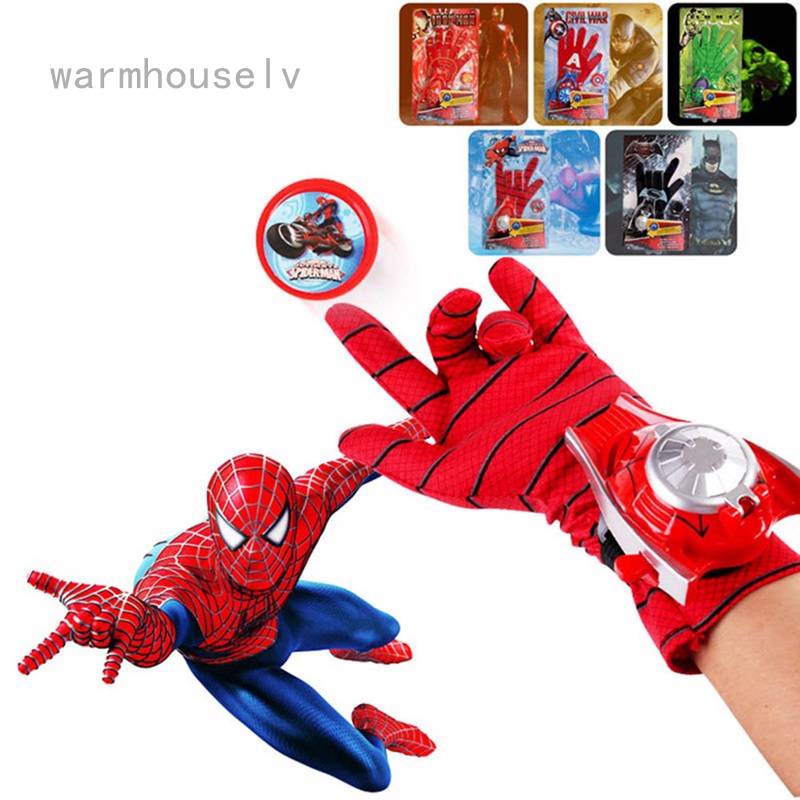 Găng Tay Hóa Trang Siêu Anh Hùng Marvel Người Nhện Người Sắt Dành Cho Bé Trai