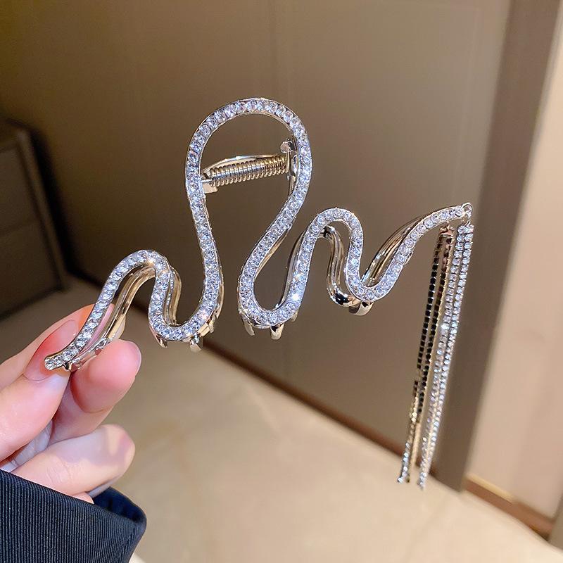 Kẹp tóc đính đá sang trọng blingbling Hàn Quốc dành cho nữ Annie T13