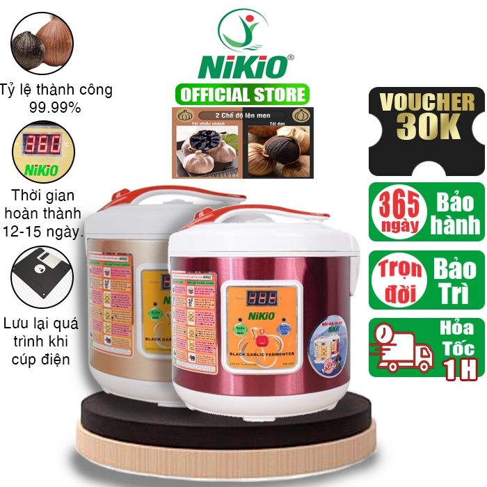 Máy làm tỏi đen Nhật Bản Nikio NK-696/ 6 lít - Dòng cao cấp - Chính Hãng Japan
